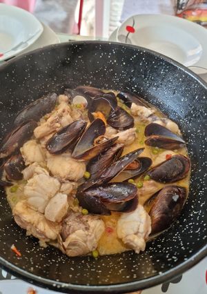 Una foto de Rape en salsa a mi manera