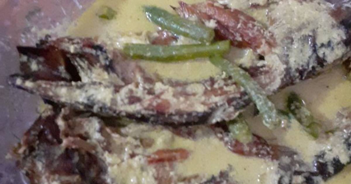 Resep Gulai Ikan Salai With Kacang Panjang Oleh Rahmi Nurmaya Dewi