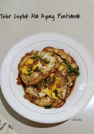 Foto resep Telor Ceplok Ala Ayong Pontianak