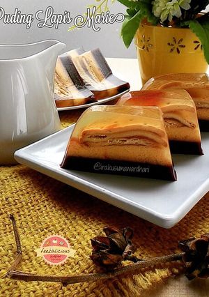 Foto resep Puding lapis Marie Regal