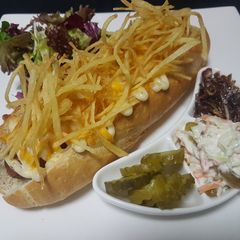 A picture of Frankfort hot dog.