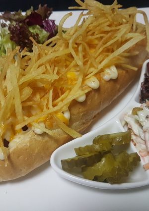 A picture of Frankfort hot dog.