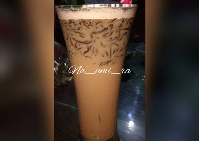 Cara Gampang Membuat Cappucino cincau Anti Gagal