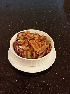 A picture of Potato and Onion Crisp Topped Slices.
