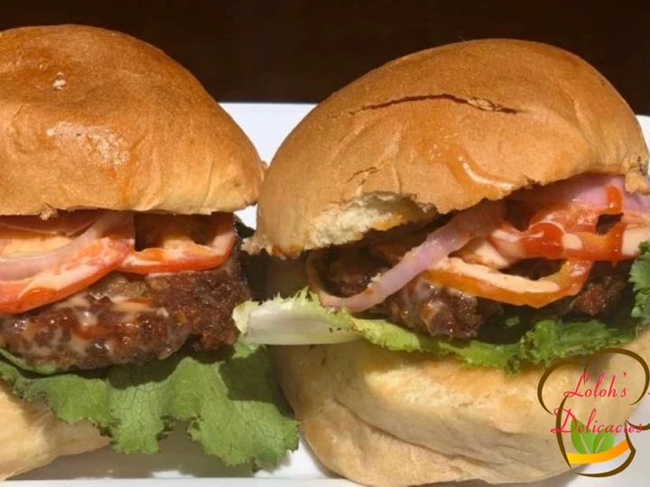 Simple Way Make Recipe Burger that is Really Delicious, Perfect}