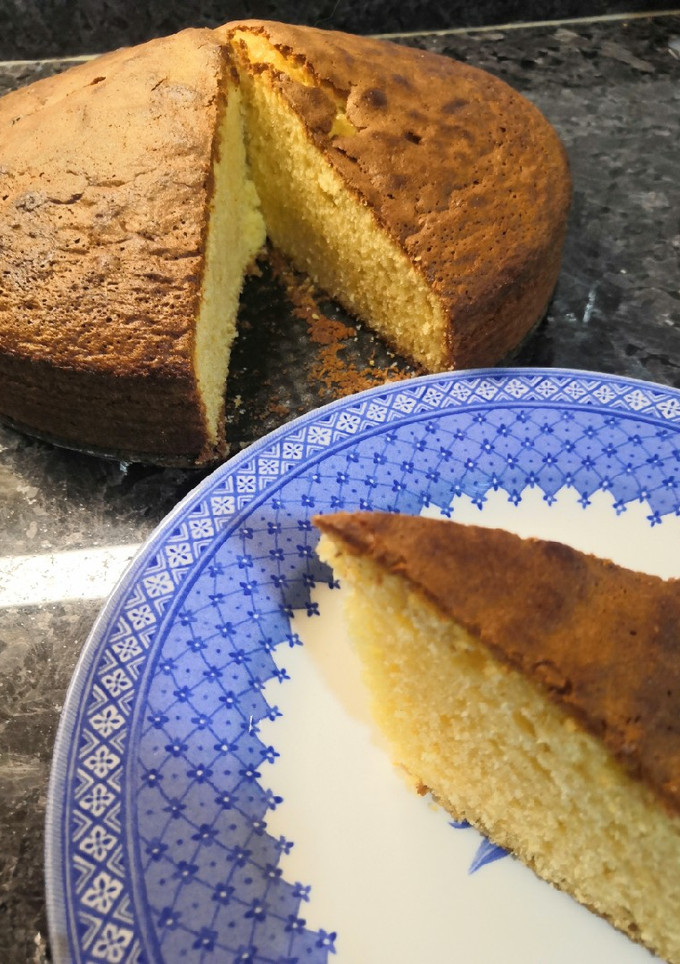 Una foto de Bizcocho de chocolate blanco en Thermomix