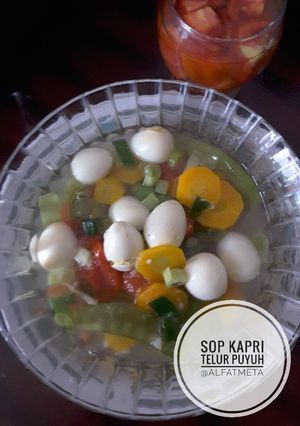 Foto resep Sop Kapri Telur Puyuh Untuk Anak