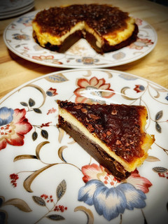 Una foto de Brownie cheesecake (en airfryer)