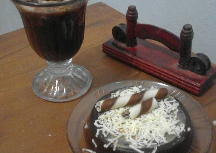 Bumbu Puding Wafer Coklat | Cara Bikin Puding Wafer Coklat Yang Paling Enak