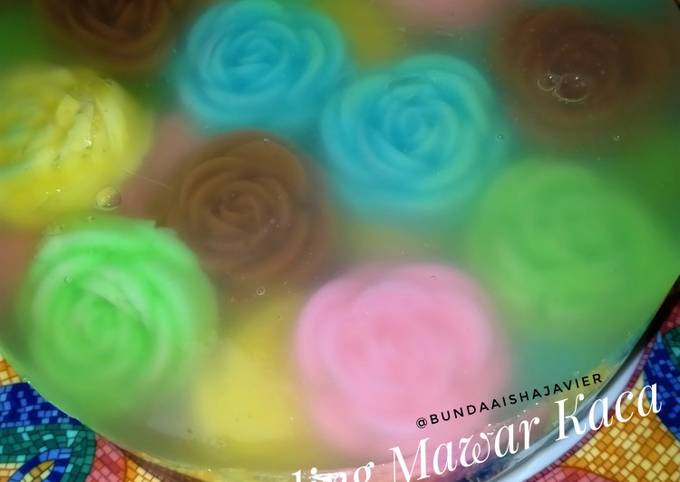 Cara membuat Puding Mawar Kaca Cara membuat Puding Mawar Kaca
