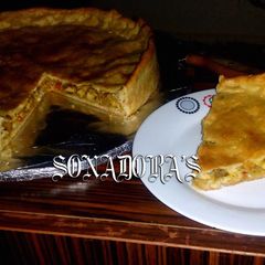 Tofu n veggies pie A picture of Tofu n veggies pie.