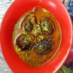A picture of Baingan curry.