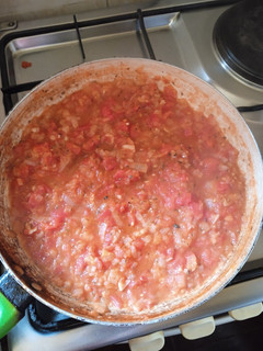 Una foto de Salsa para pizza