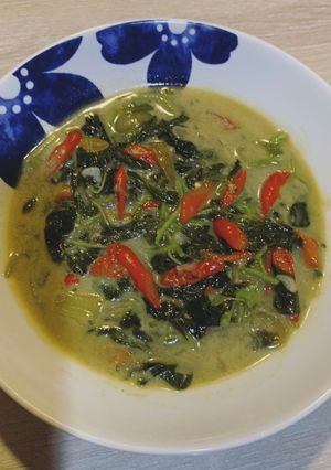 Foto resep Bayam Santan Pedas