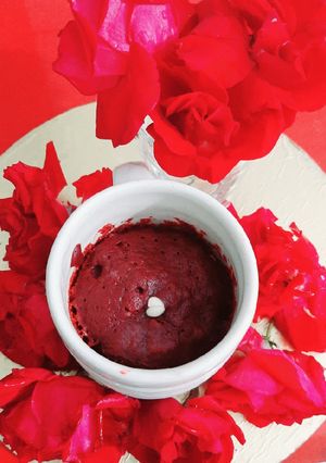 A picture of Red Velvet Mug Cake.