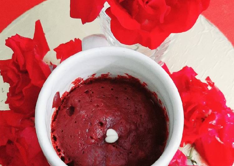 Easiest Way to Make Perfect Red Velvet Mug Cake