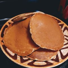 A picture of Extra Fluffy Banana Pancakes.