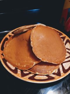 A picture of Extra Fluffy Banana Pancakes.