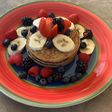 Pancakes de avena y banana