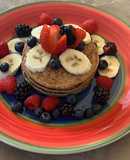 Pancakes de avena y banana