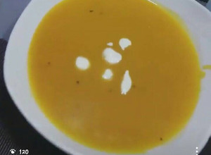 Una foto de Crema de ahuyama