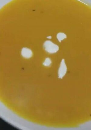 Una foto de Crema de ahuyama