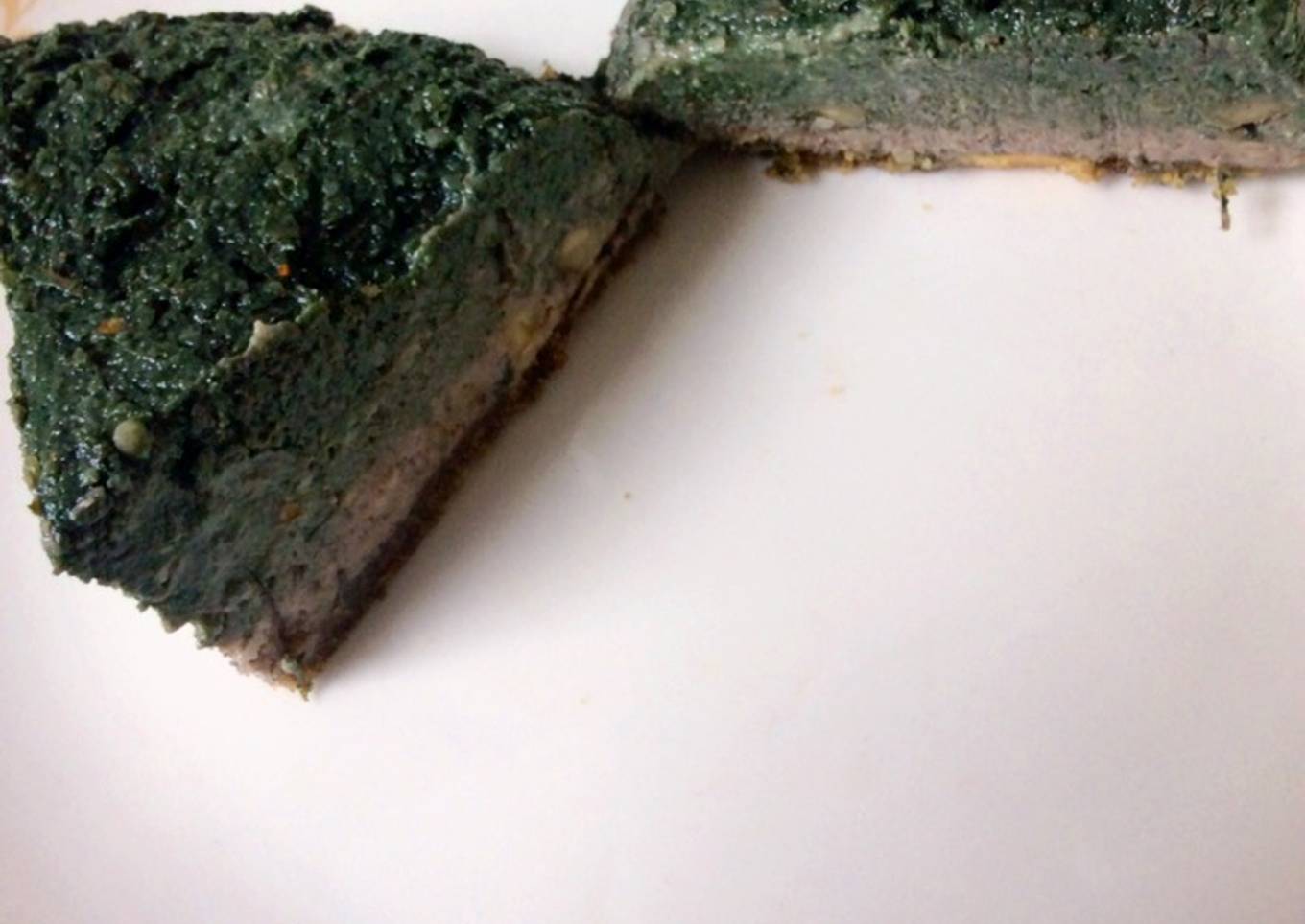 NO BAKE SPIRULINA- MINT CAKE