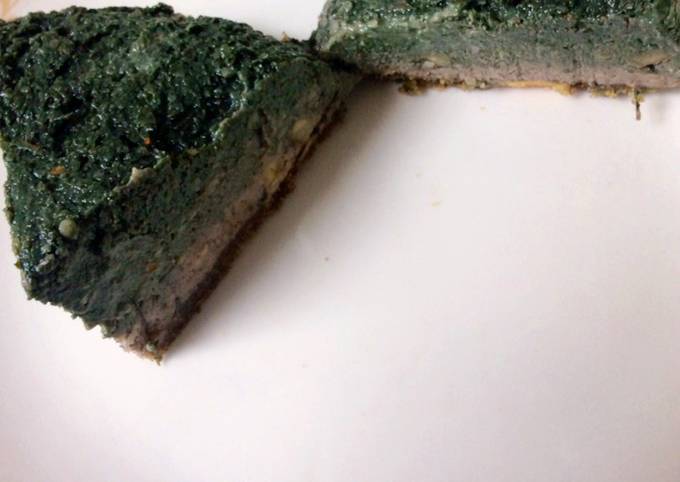 Recipe of Homemade NO BAKE SPIRULINA- MINT CAKE