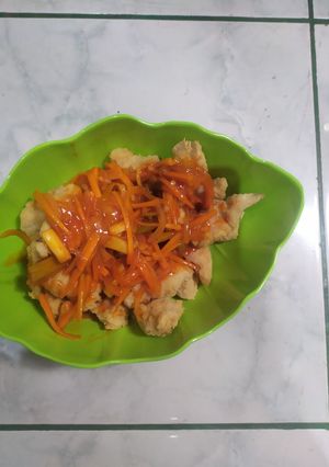 Foto resep Ayam asam manis (ayam kuluyuk)