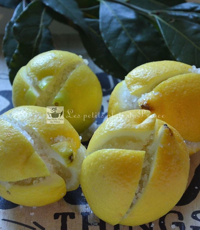 Une photo de Citrons confits au sel