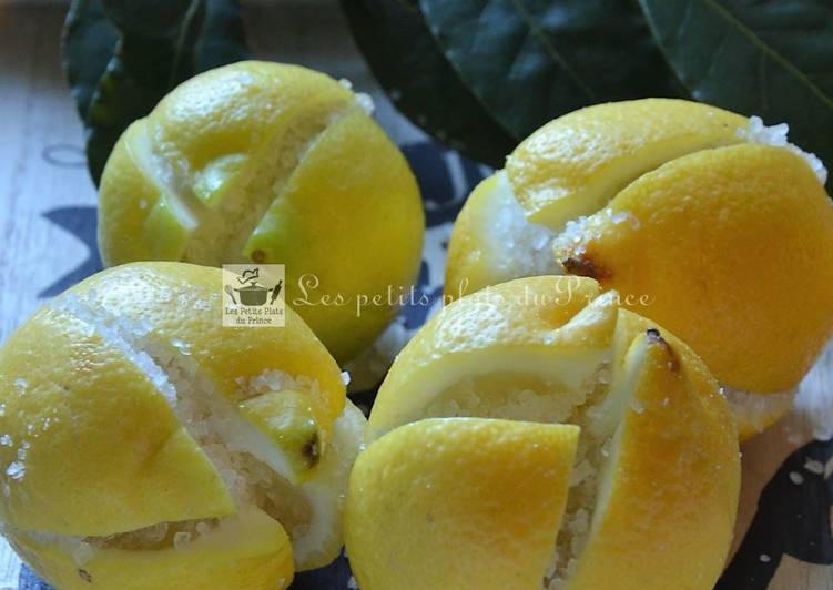 Recette: Citrons confits au sel