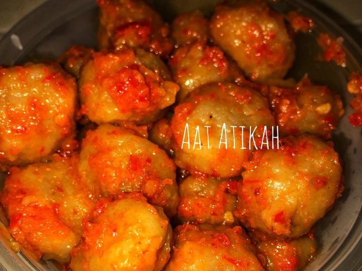 Cara Gampang Membuat Resep Baso pentol mercon by Aat Atikah yang Bikin Ngiler Anti Ribet, Bisa Manjain Lidah