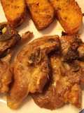 Chuletillas de Lechal al Horno con Patatas Gajo