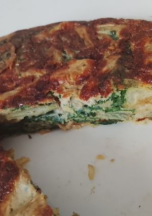 Foto principal de Tortilla de calabacín y acelgas