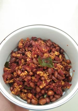 Foto resep Orek Tempe Kacang Vegetarian