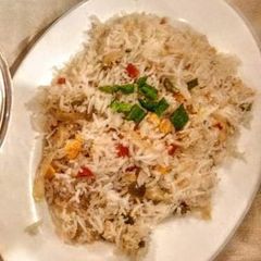 A picture of Chinese Egg Fried Rice.