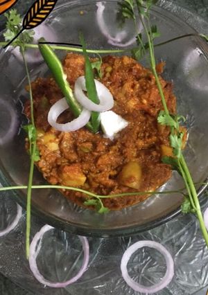 A picture of Mushrooms 🍄 butter masala.