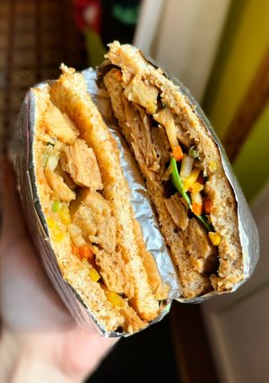 Une photo de Idée de sandwich vegan
