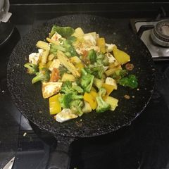 A picture of Broccoli sizzler.