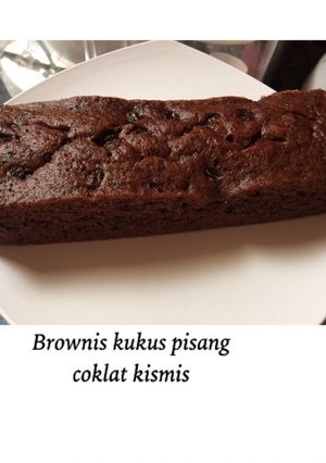 Foto resep Brownis kukus pisang coklat kismis simpel (no mixer no oven)