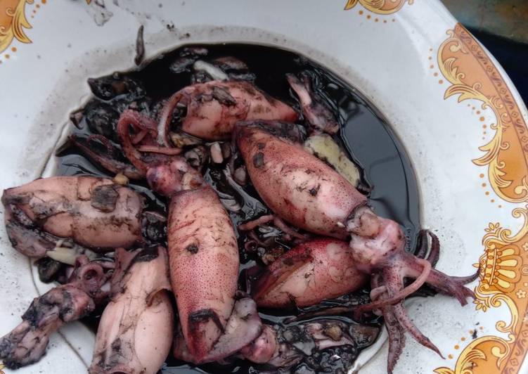 Resep Cumi hitam Lezat