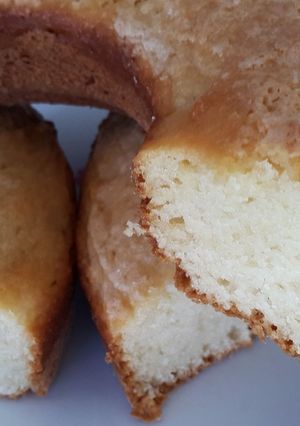 Una foto de Torta económica, matera de limón y arroz