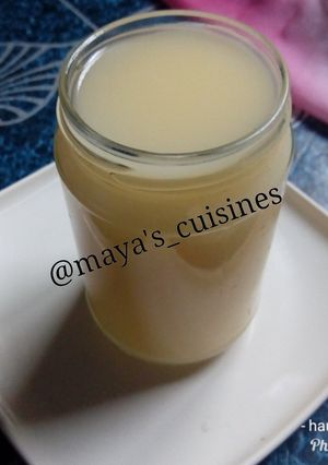A picture of Pineapple and coconut drink(nectar).