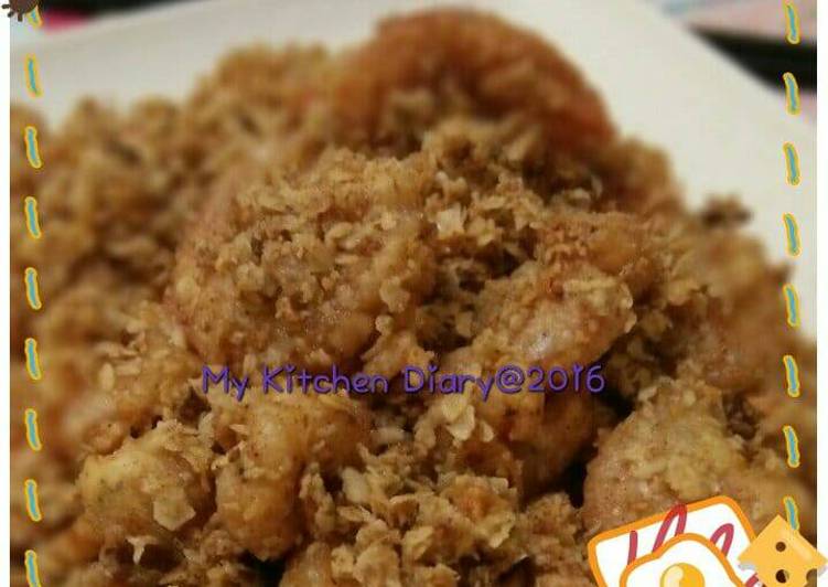 Steps to Make Royal Udang Cereal
