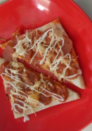 Foto resep Pizza roti tawar
