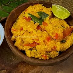 A picture of Tomato Upma.