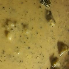 A picture of Sheree's Cheesy Creamy Broccoli Soup.