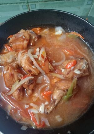 Foto resep Ayam saos padang pedas