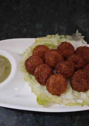 A picture of Rajma Balls.