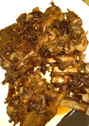 A picture of Gashin Nama mai yaji.